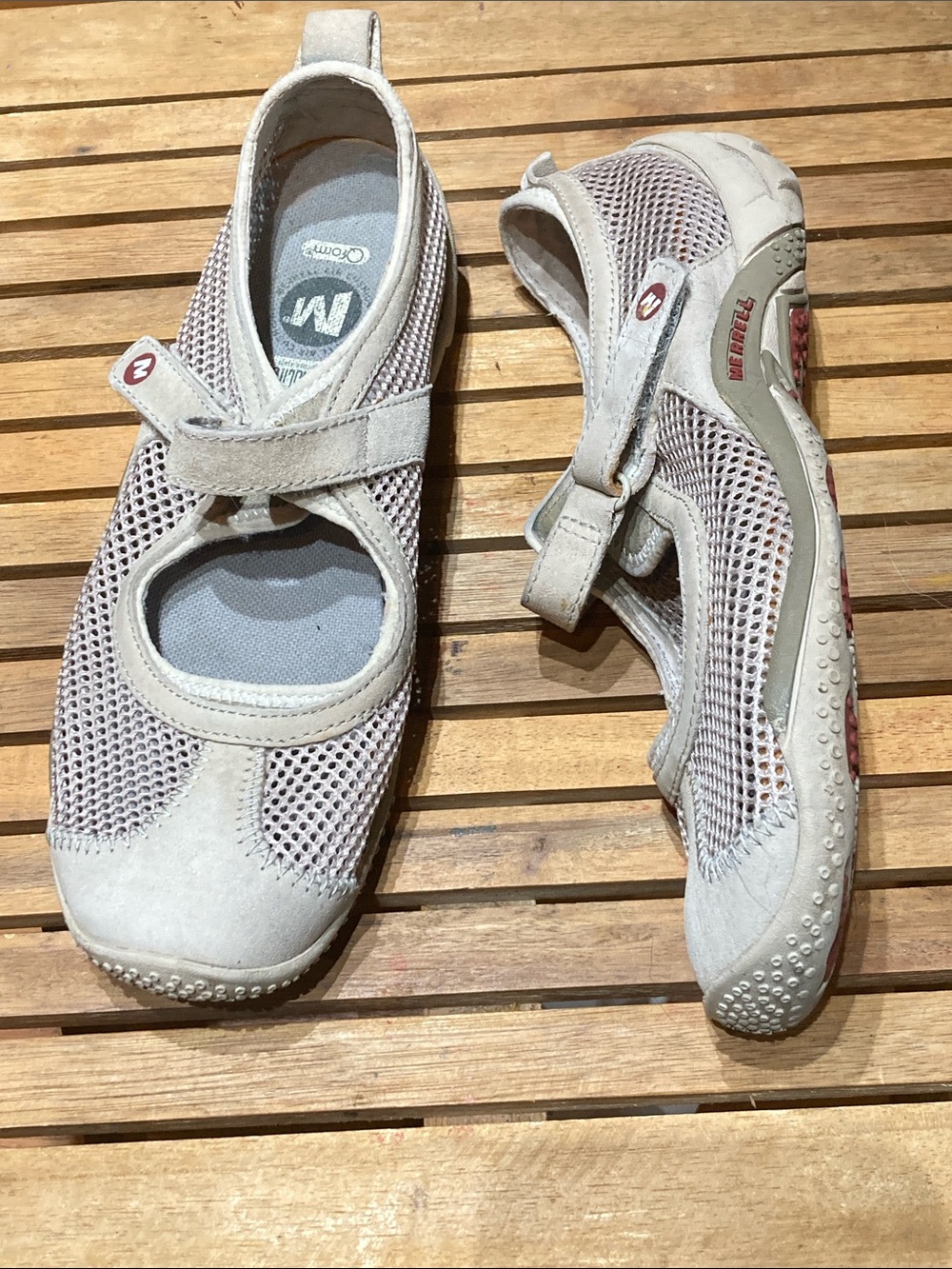 Merrell Barefoot Life Mary Jane Mesh Suede Minimalist Shoes J75084 Womens 7